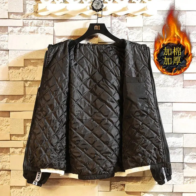 Теплое пальто мужская зимняя куртка с капюшоном корейская мода повседневная