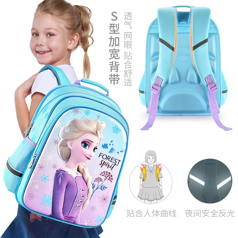 Disney girls frozen 2 мультфильм принцесса рюкзаки плечо Эльза Анна женская модная сумка