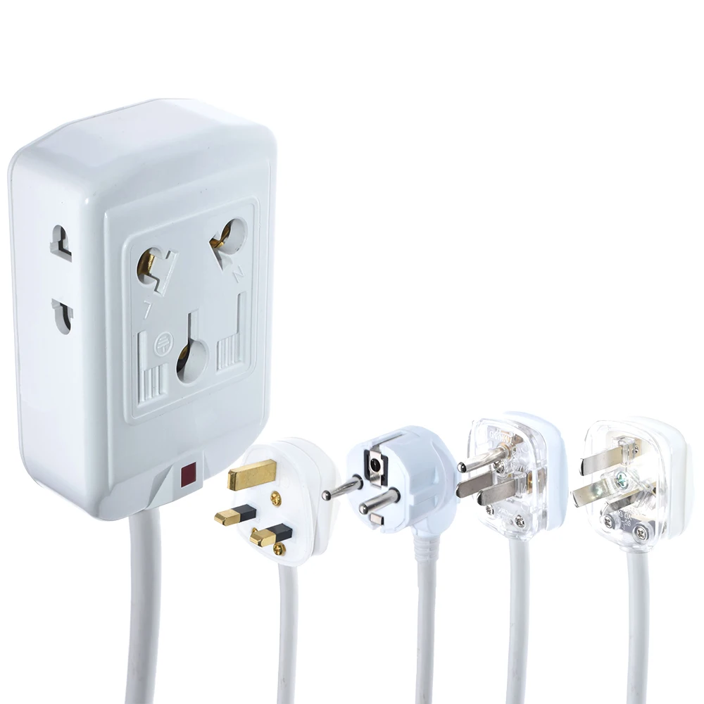 Extension Power Cable Au Eu Uk Plug To Large South African Socket Conversion
