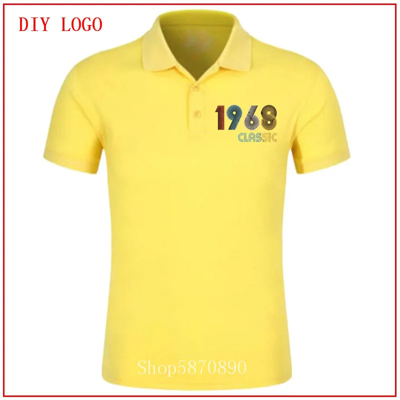 Мужская футболка-поло с короткими рукавами Классическая футболка из