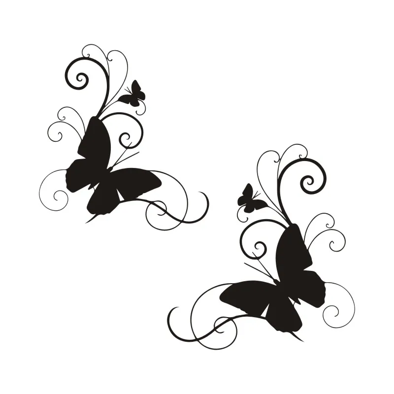 Виниловая наклейка и в виде бабочки 18 х20 см | Автомобили мотоциклы