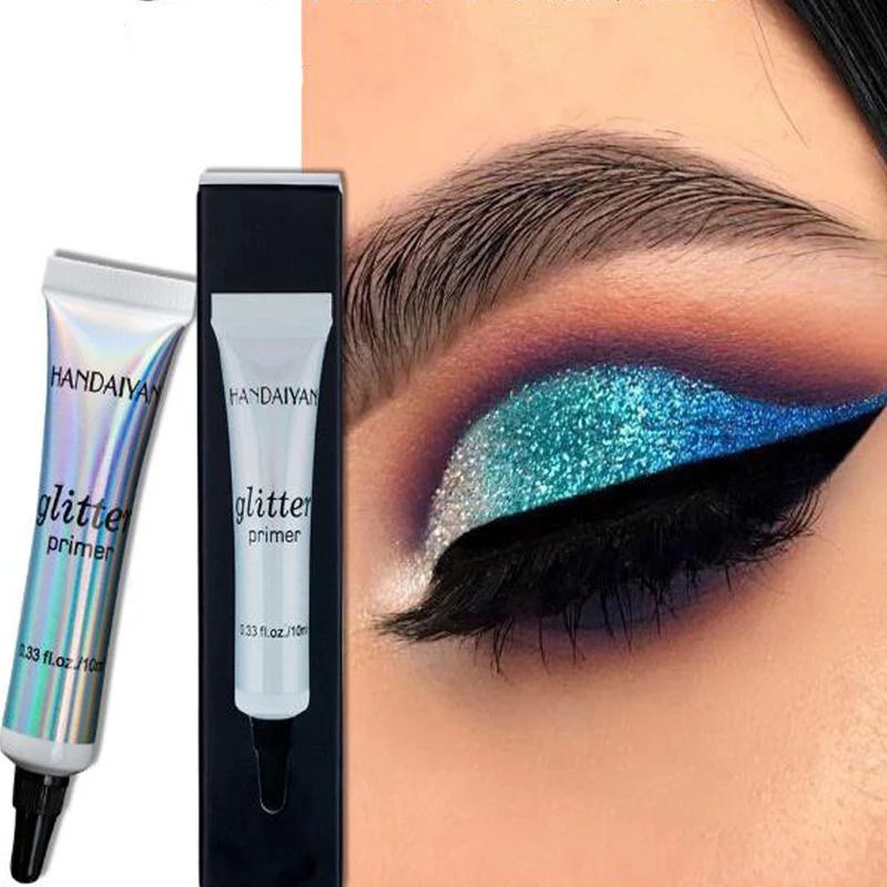 Водостойкая основа для макияжа с блестками праймер век гелевый