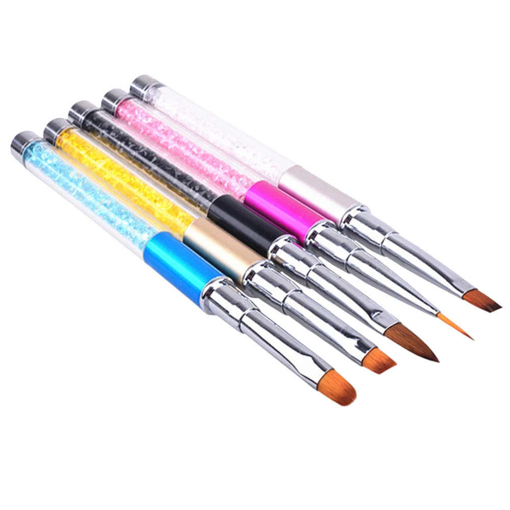 

5pcs Nail Art Tools Nail Brush Dotting Tool Painting Drawing Pen Nail Art Brush Gel Polish Brushes Tools Gel Painting Pen