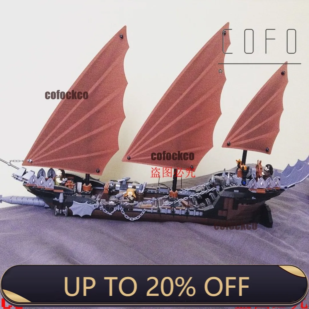 

112502 16018 860 + шт./набор, совместимый с пиратским кораблем moc 79008