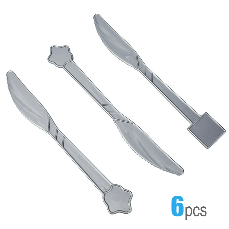 knife Русалка Вечерние Одноразовые столовые тарелки скатерть бумажное полотенце День рождения Беби Шауэр детский столовая посуда - Цвет: knife