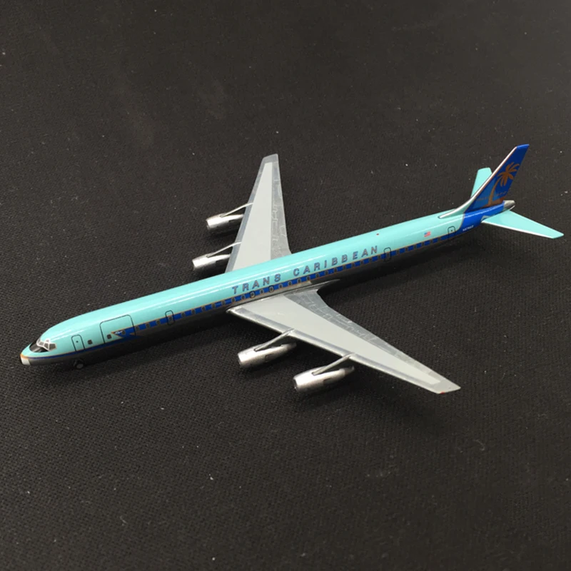 

About 13CM DC8 Plane Model 1:500 Scale DC-8 Trans Carbbean Airlines Alloy Aircraft Planes Model Airplanes model Toy