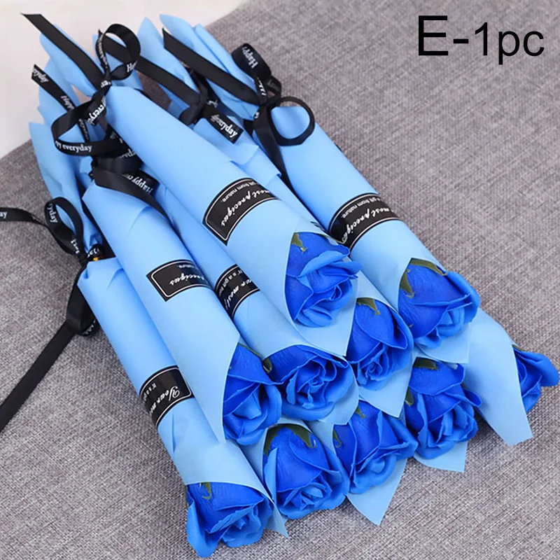 1/5 шт. букет розы на День святого Валентина мыло искусственный цветок подарок