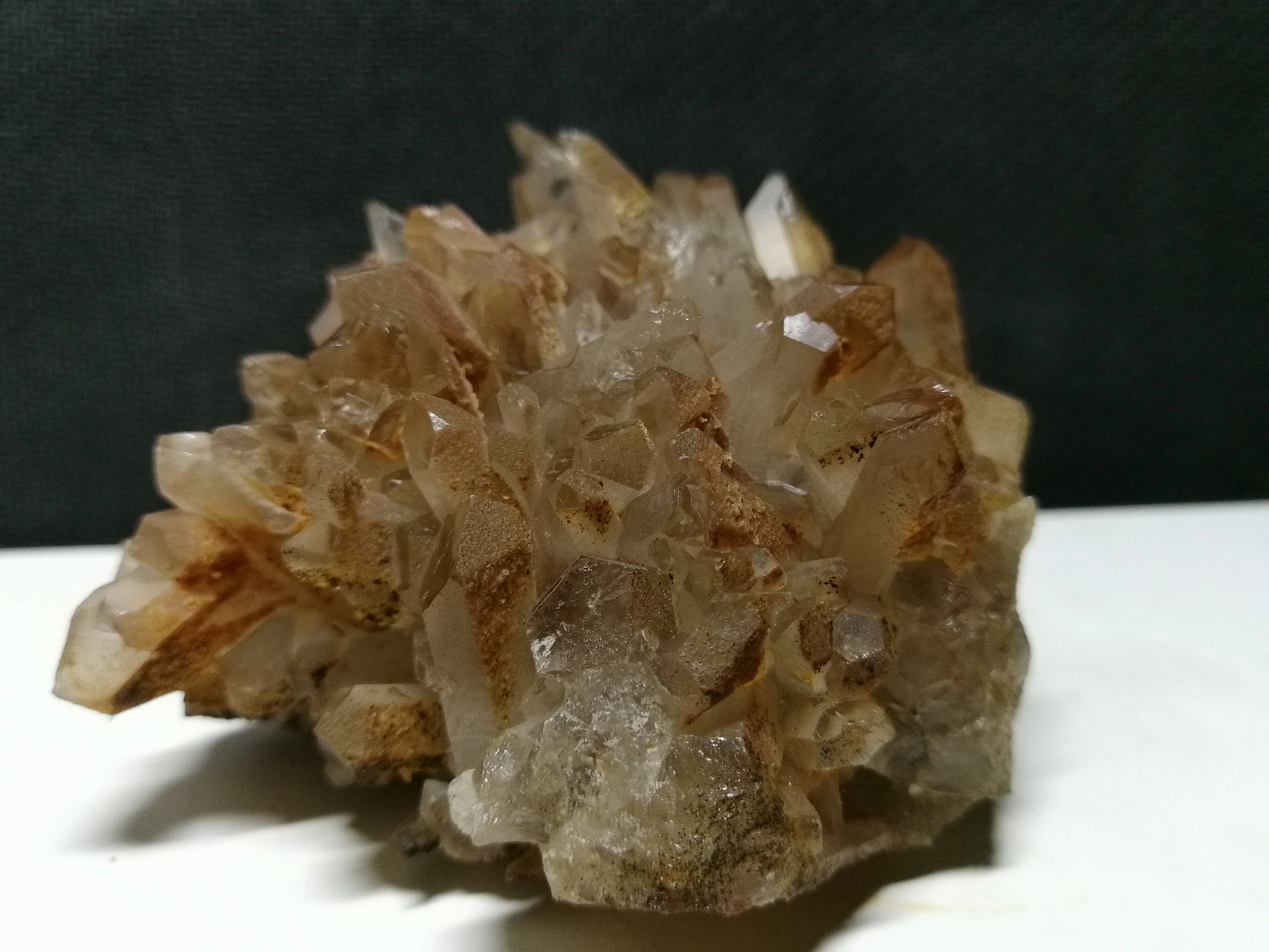 

234.3gNatural crystal cluster quartz mineral specimen, furniture ornament