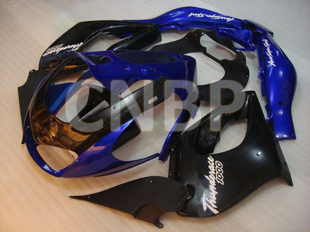 YZF1000R 1997 - 2007 Наборы обтекателей Thunderace 00 01 черный синий наборы тела для YAMAHA 04 05