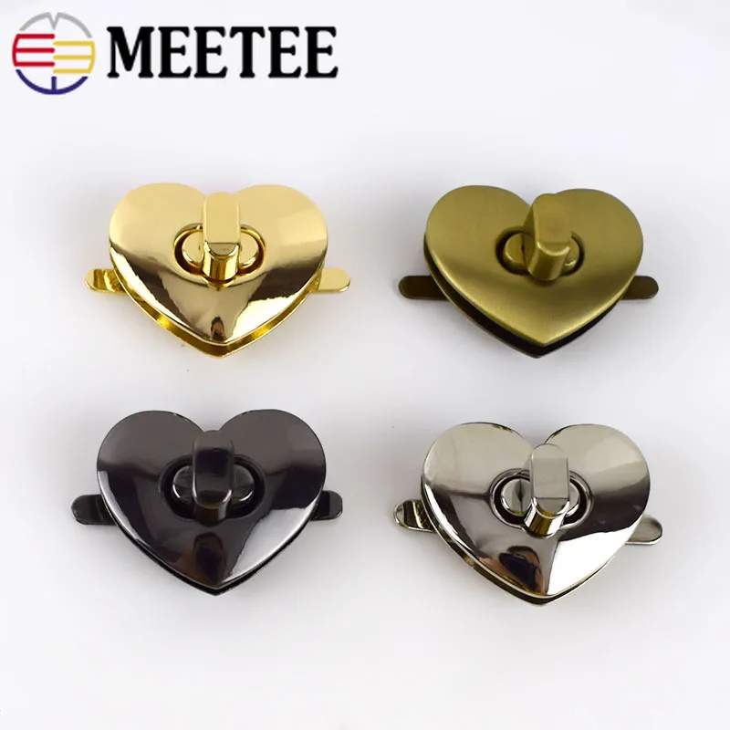 Meetee 2/5 шт сумка металлическая застежка закручивающийся замок Застежки DIY Сумочка