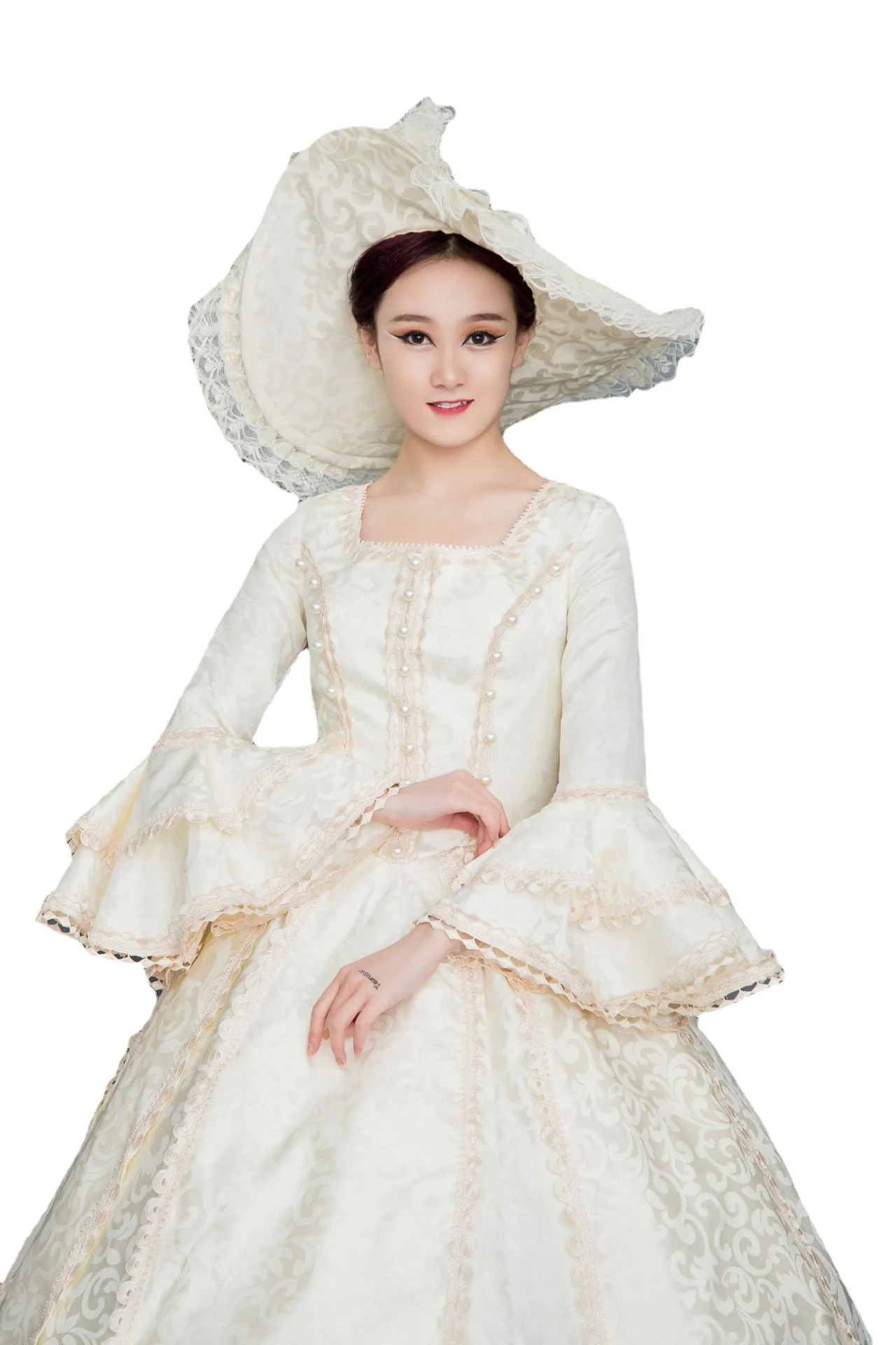 

Vintage Christmas Holiday Bustle Ball Gown Dress Theatre Clothing Marie Antoinette Part 1