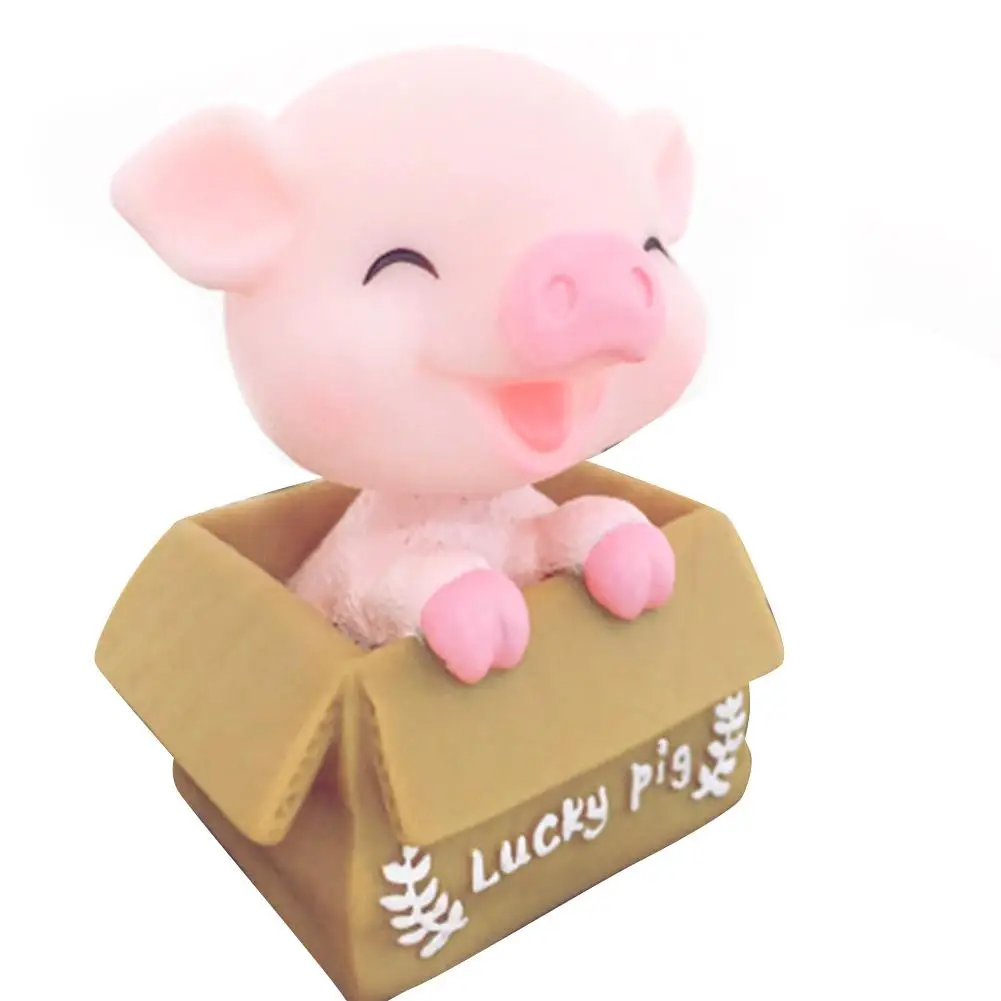 Аксессуары для автомобиля Lucky Pig Вибрирующая головка украшения интерьера