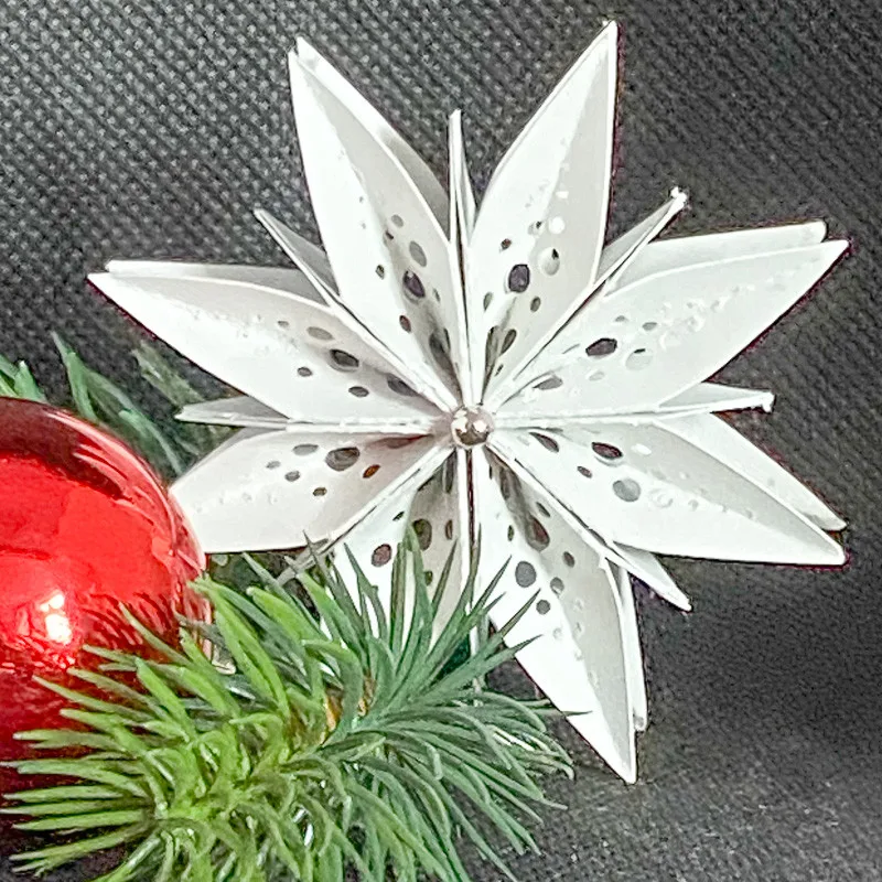 

MEET HUANG Cutting Dies New 3D Star Folded Flower Cetal Stencil For DIY Scrapbooking Paper Card Making Embossing Craft Dies