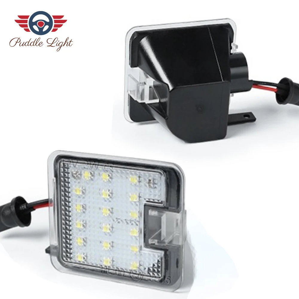 2x 18SMD светодиодный светильник под боковым зеркалом для Ford C-max Focus Kuga Escape Mondeo IV S-Max светодиодный светильник, супер яркий