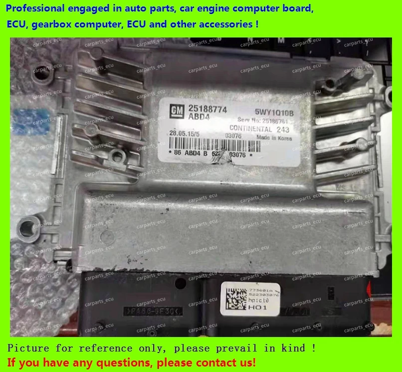 ECU для G M Cruze 1 6 MT 1.8AT автомобильный двигатель компьютерная плата/электронный блок