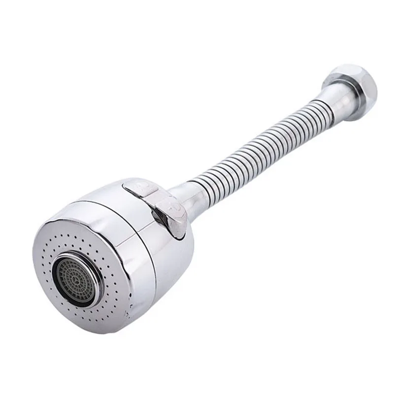 

Adjustable Flexible Faucet Sprayer Stainless Steel 360 Rotatable Faucet Filter Sprayer Water Tap Shower Faucet Extender Nozzle