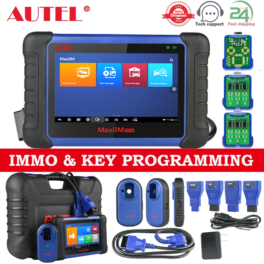 

Autel MaxiIM IM508 автомобильный инструмент для программирования ключей IMMO с XP200 программатором ключей OE-Level все системы диагностический сканер