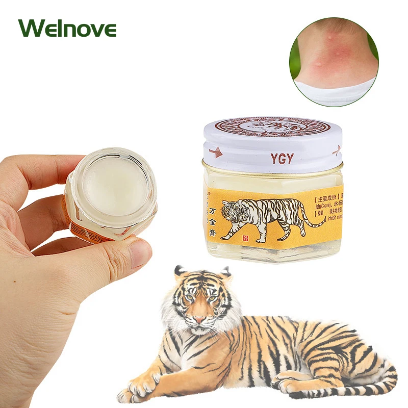 

25g Tiger Balm Herbal Mint Cooling Oil Refreshing Relieve Cold Headache Dizziness Muscle Pain Relief Ointment Anti Mosquito Bite