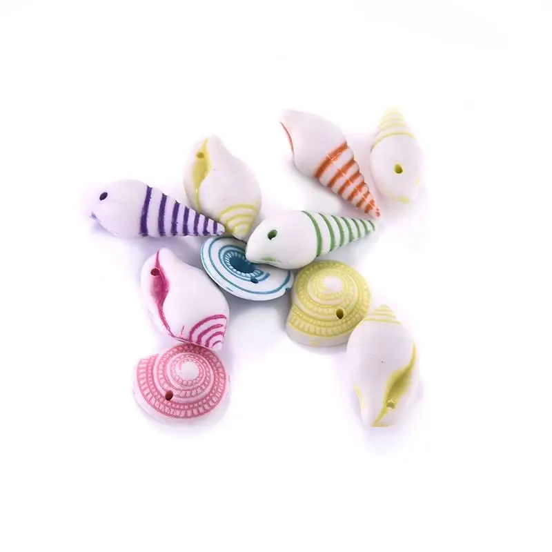 10 шт. Разноцветные морские пляж ракушки мини-раковины аквариумный декор в