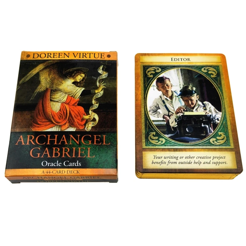 

Archangel Gabriel Oracle Cards Full English 44 Cards Deck Tarot Divination Fate Family Party Board Game H053