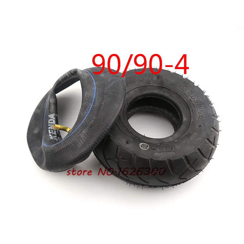 Size 90/90-4 3.00-4 Gas/Electric Scooter Tires and inner tube 10 inch On-road Tyres (Scooter Parts &amp Accessories ) | Автомобили и