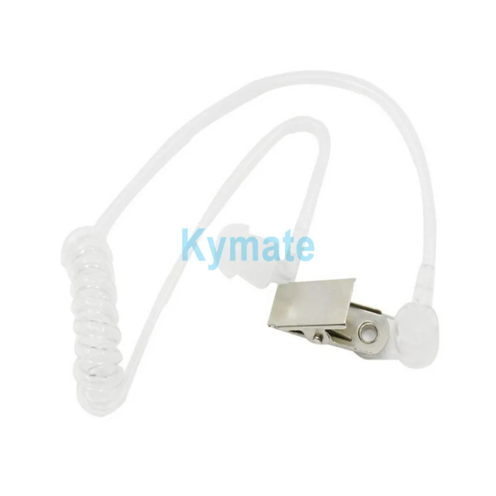 Прозрачный 2 Pin PTT MIC Динамик тайное визуально увеличивающие-ухо bluetooth гарнитура