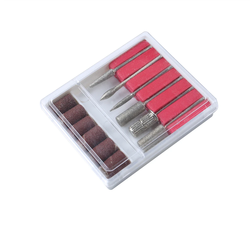 Головка для лака ногтей высокого качества набор из шести наборов нержавеющей