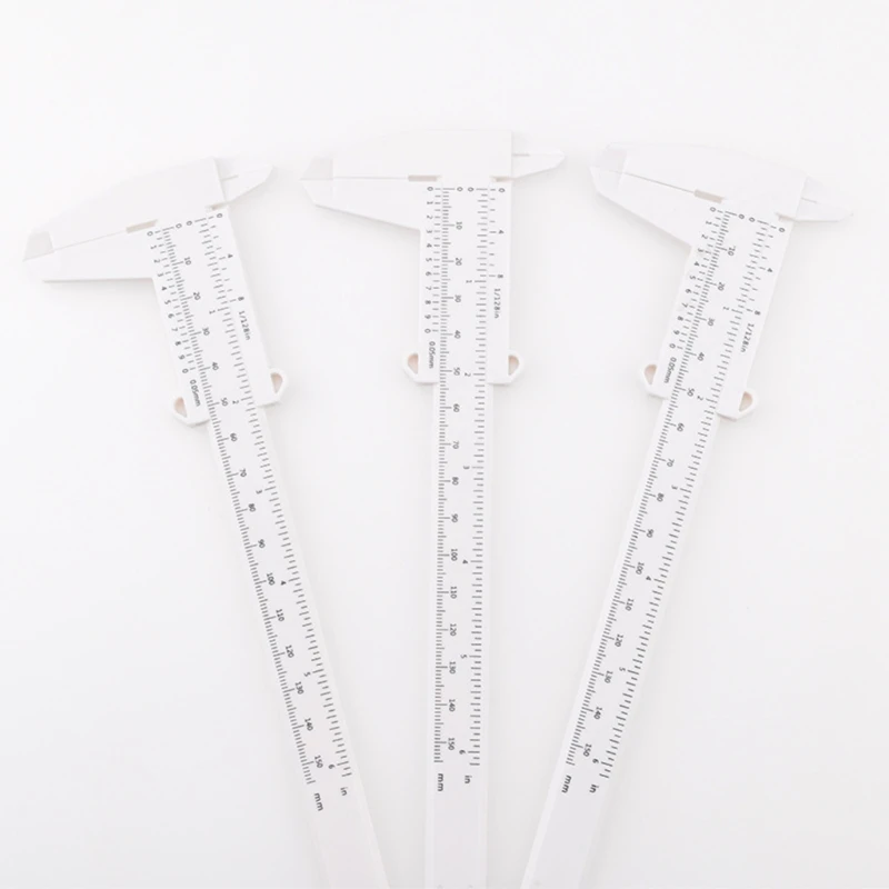 

Double Scale Sliding Gauge Eyebrow Ruler Tattoo Permanent Makeup Caliper Tools C1FF