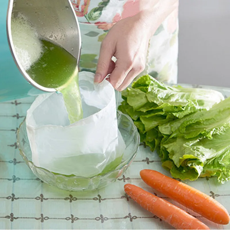 1 шт. нейлоновая мелкая сетка многоразовый фильтр для пищевых продуктов мешочек