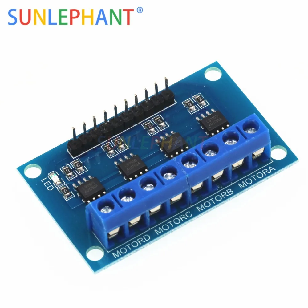 4-канальный привод постоянного тока L9110S плата привода двигателя трехсторонний