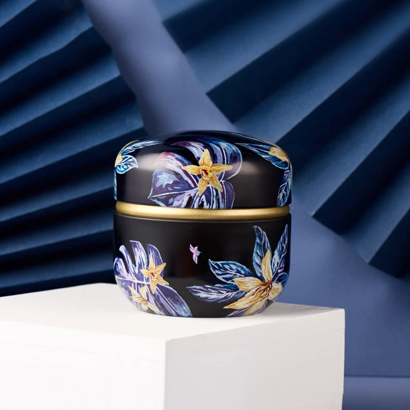 

Чайные контейнеры, банки для свечей, коробка для чая, конфеты, закуски, маленькие круглые банки, мини-портативные жестяные банки, упаковка