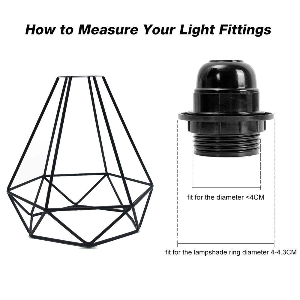 Чехлы для ламп в стиле ретро металлический защитный абажур промышленных