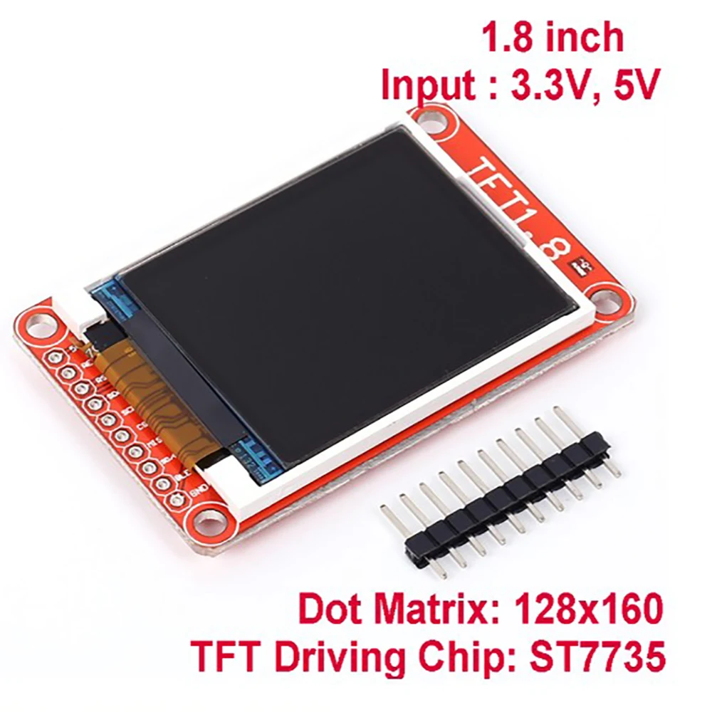 TFT ЖК-дисплей сенсорный экран Щит модуль для Arduino ЖК-модуль дисплей доска 0,96 1,44 1,8 2,0 2,4 3,2 дюйма - Цвет: 1.8 Inch