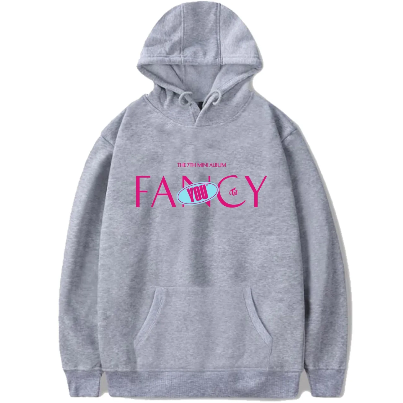 Толстовка с капюшоном и принтом альбома Twice Fancy You The 7th популярная одежда для
