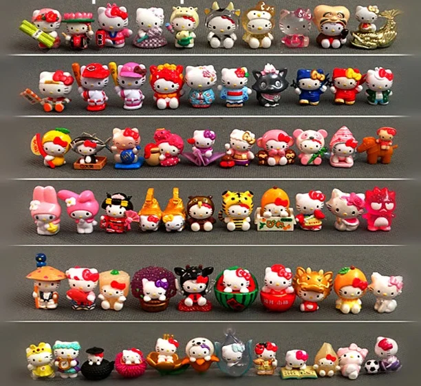 

50 ~ 100 шт., фигурки героев мультфильмов, 2,5-4 см