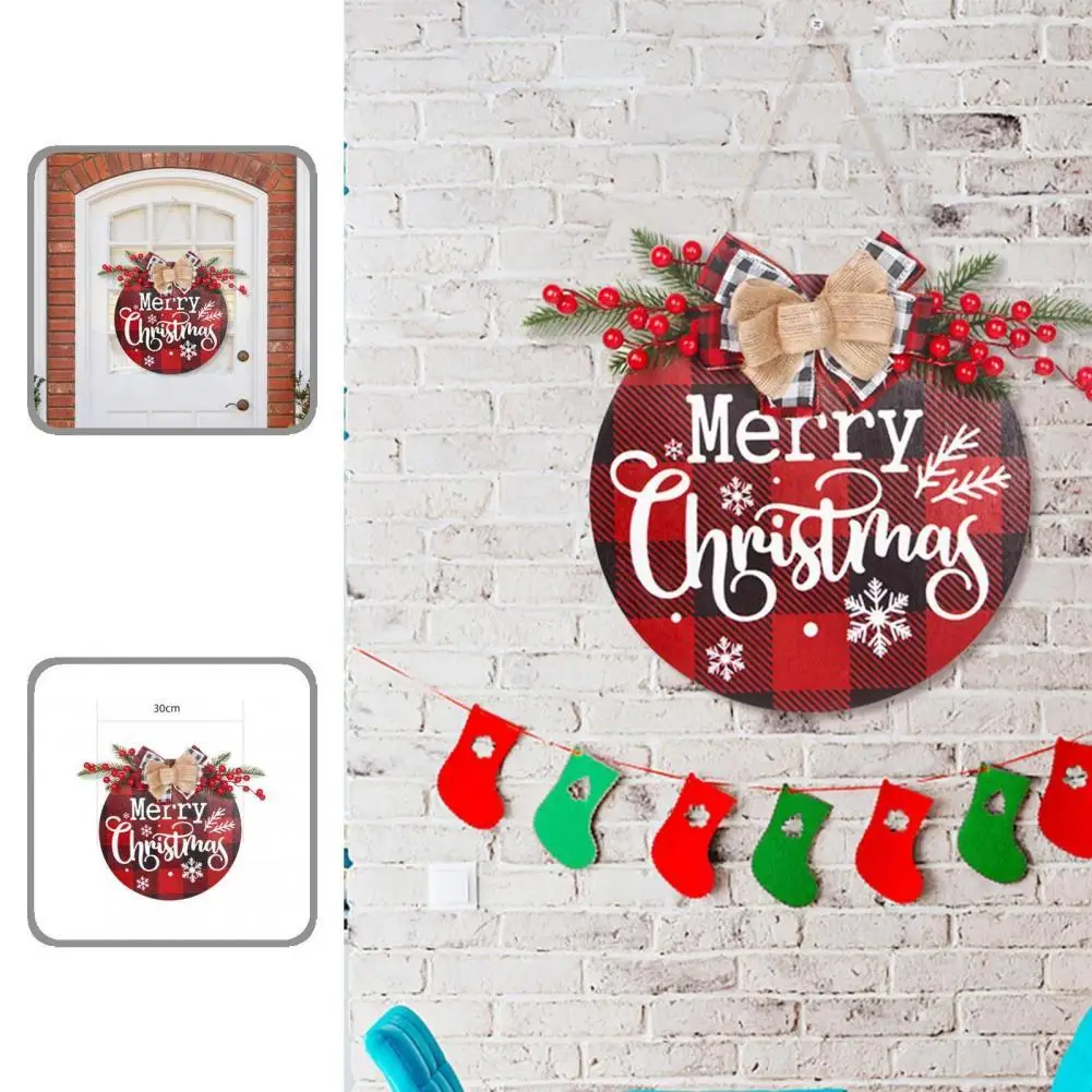 

Easy Installation Wear-resistant Delicate Space-saving Christmas Sign Plaque for Home