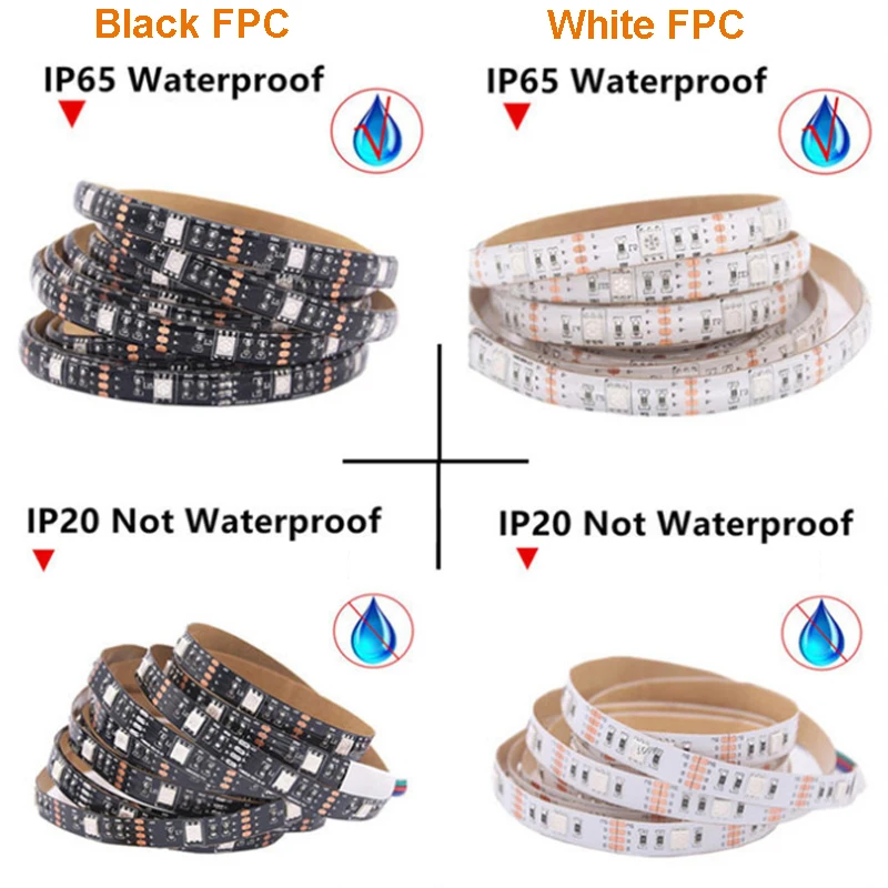 

LED Strip Light USB 5050SMD DC5V Flexible LED Lamp Ribbon Smart RGB LED Bande Set for Desktop TV BackLight Diode luminaire Tape