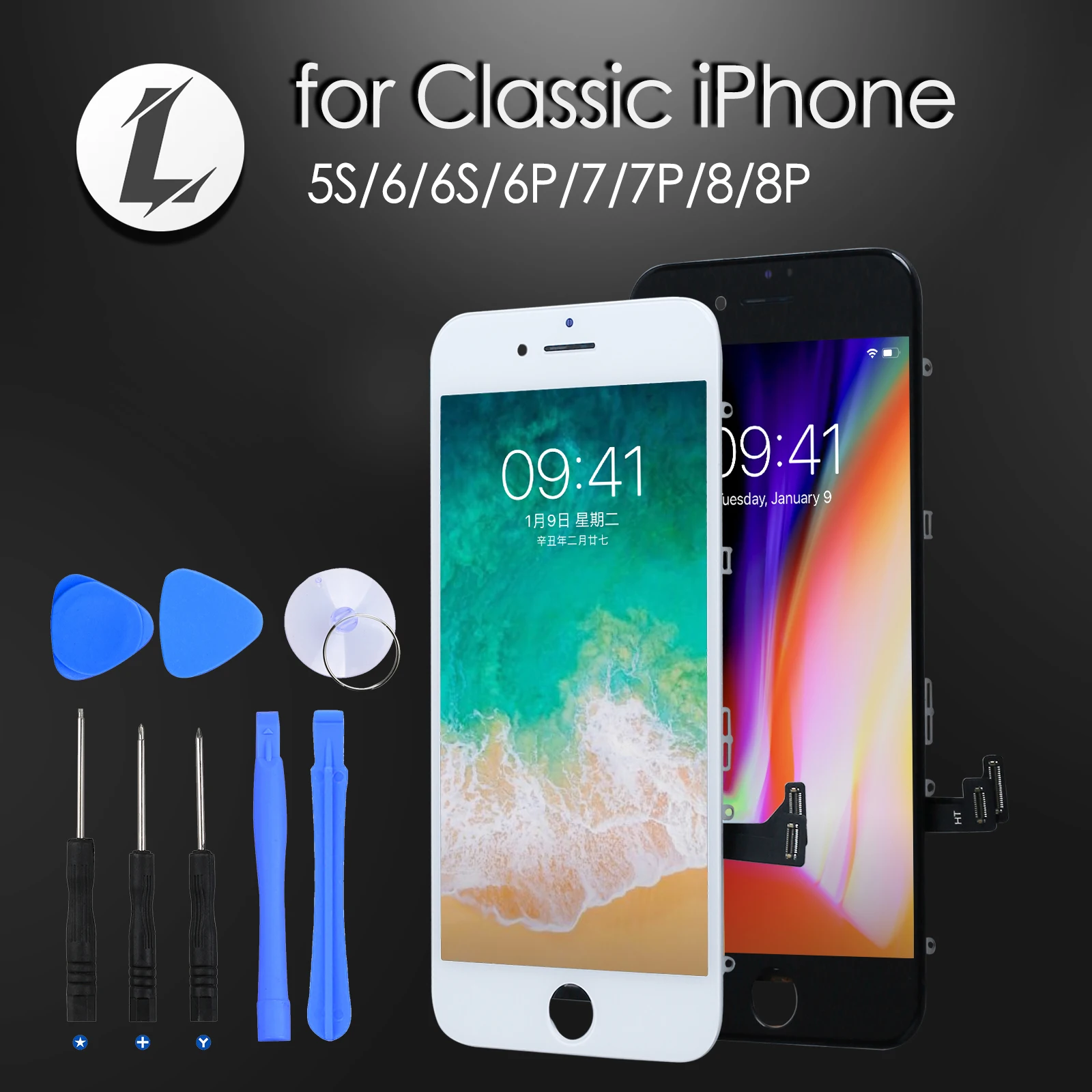 

Сменный сенсорный экран для iPhone 7, 8, 6 Plus, 6s