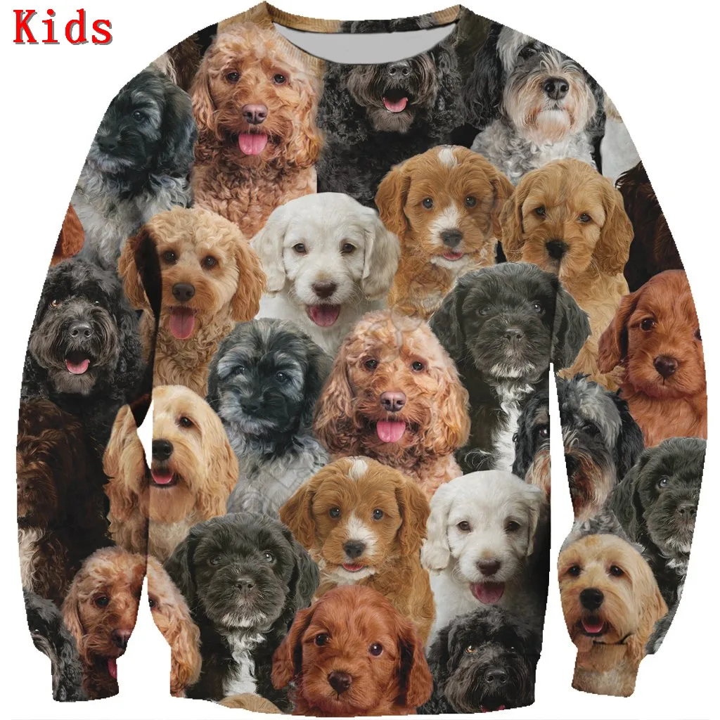 You Will Have A Bunch Of Dachshunds 3D printed Hoodies Boy Girl Long Sleeve Shirts Kids Funny Animal Sweatshirt