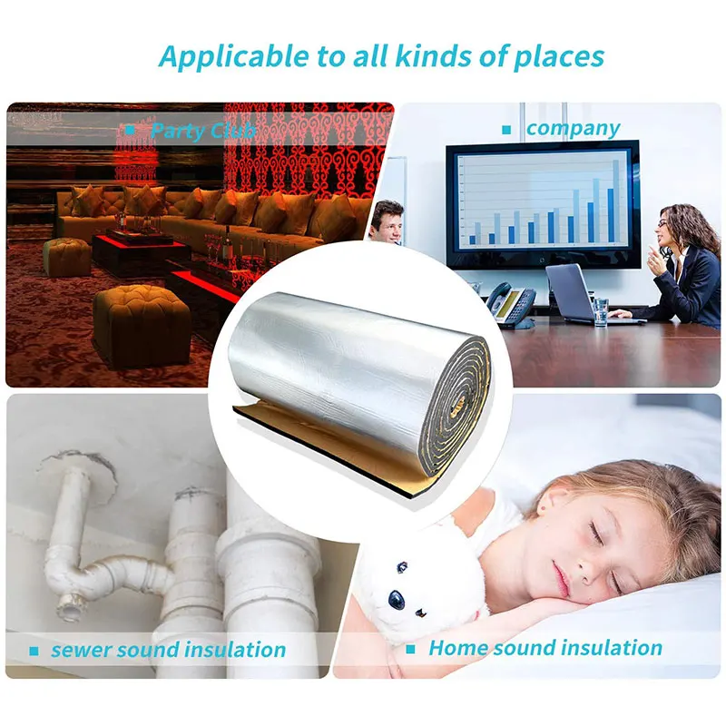 Клейкий коврик для звукопоглощения тепловой экран мерцающее устройство