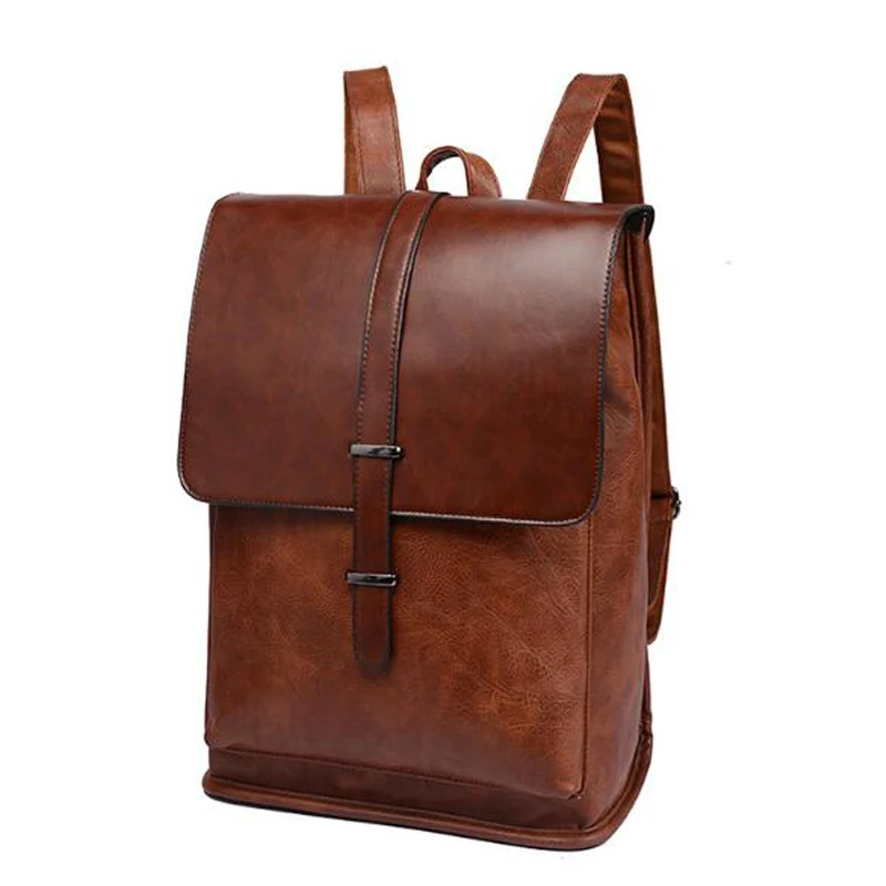 Винтажный рюкзак из искусственной кожи для мужчин и женщин роскошные деловые