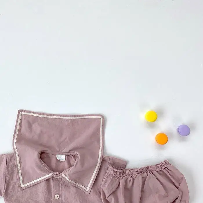 

2020 Newborn Baby Girl Clothes Set Summer Girls Cute Short Sleeve Tops+shorts Bloomers Pants Outfits 2pcs Cotton Kids Set