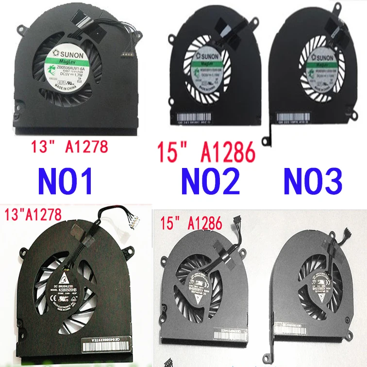 Вентилятор для Apple Macbook pro a1502 ME864 ME865 ME866 13 &quotA1278 A1342 ZB0506AUV1-6A 15&quot A1286 MG62090V1-Q030-S99