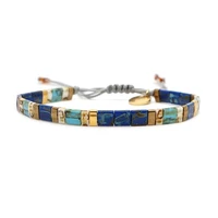 2022 retro bracelet bohemian vintage hand woven tila beaded jewelry couple boho pulseras armband wholesale fashion jewelry