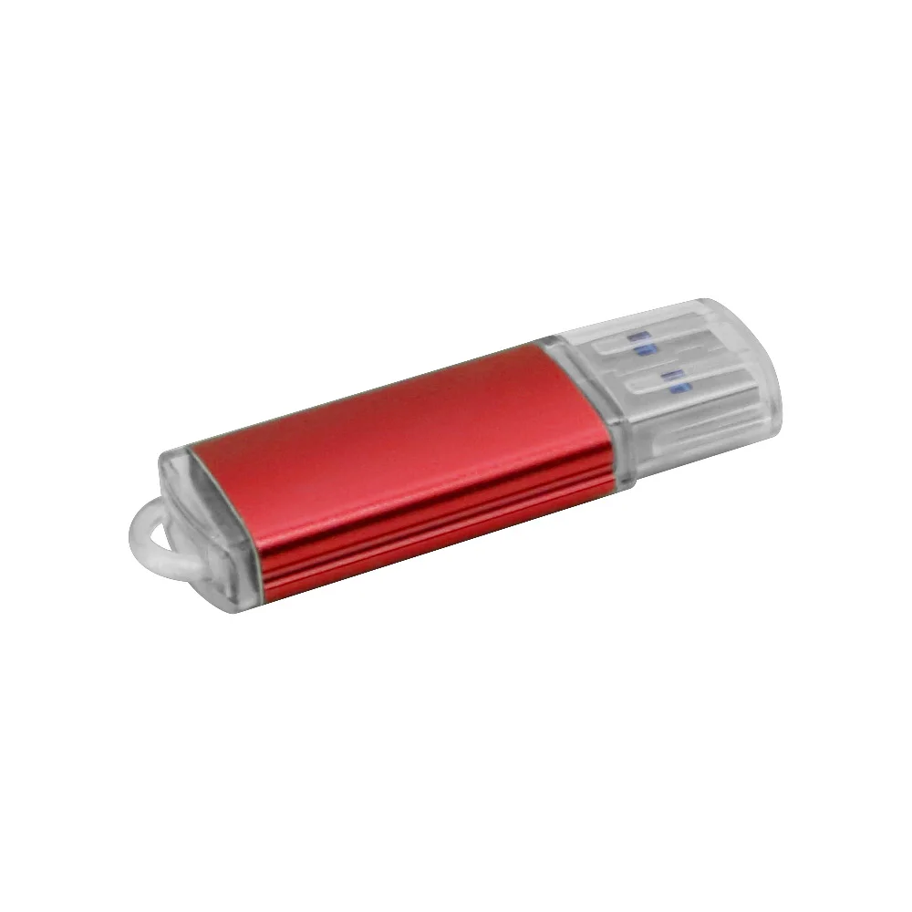 red Высокоскоростной цветной Usb флеш-накопитель Cle 3,0 металлическая Флешка 8g/16g/32g/64g Пользовательский логотип бизнес-подарки диск памяти - Цвет: red