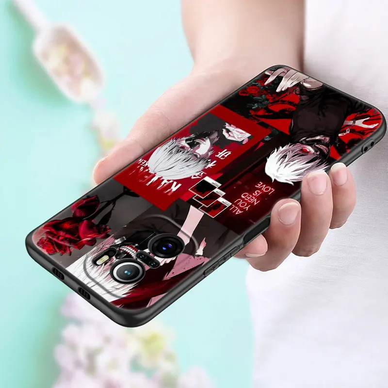 anime tokyo ghoul phone case for xiaomi mi poco x3 nfc f3 gt m3 10t 11t 11x pro 11i a2 11 lite ne 5g civi soft tpu black cover free global shipping