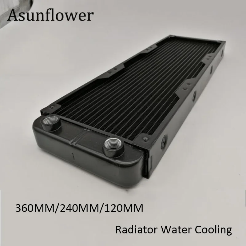 Asunflower радиатор водяного охлаждения 240 360 120 мм жидкостный теплообменник компьютер кулер для воды радиатор охлаждения процессора