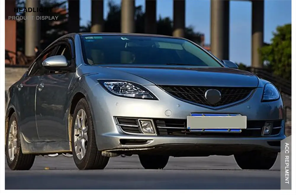 2 шт. светодиодный фары для Mazda 6 Atenza 2009-2013 светодиодный автомобильный фонарь ангельские глазки ксенон HID комплект Противотуманные фары светодиодный дневные ходовые огни