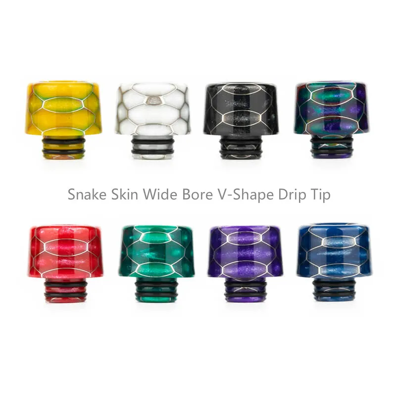 V образный дизайн с широким отверстием змеиной кожи Uwell Valyrian/eleaf melo 5/saff gear rta 510