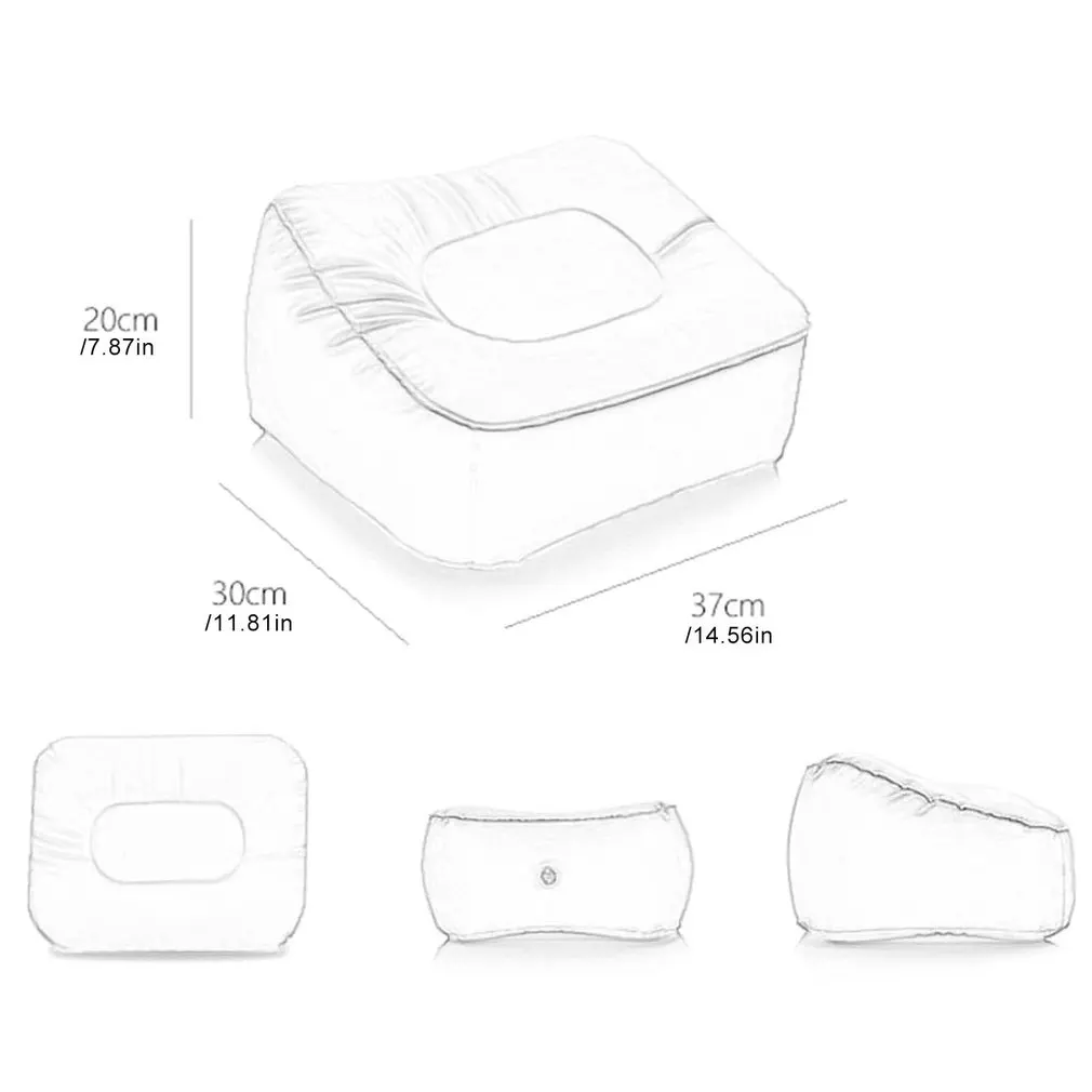 Надувная ножная подставка из ПВХ экологически чистая уличная дорожная подушка